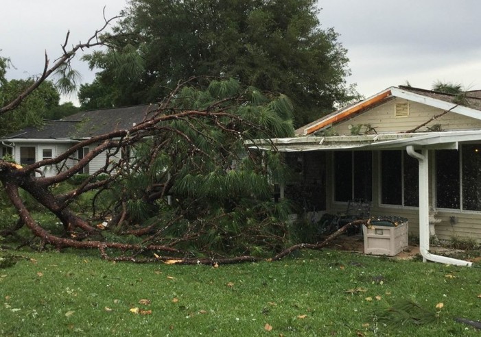 Ocala Post - A tornado and fallen trees caused major damage to homes