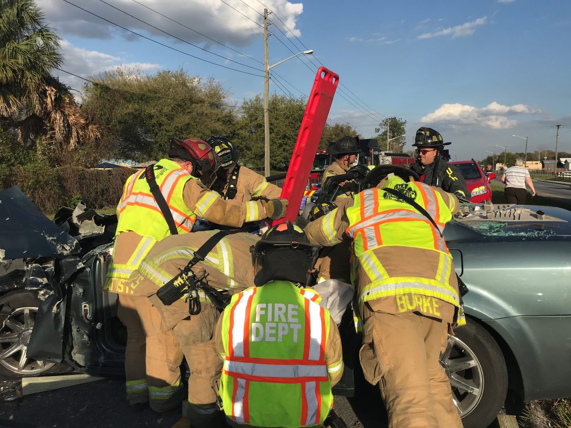 Ocala Post - One Person Extricated Following Multi-vehicle Crash