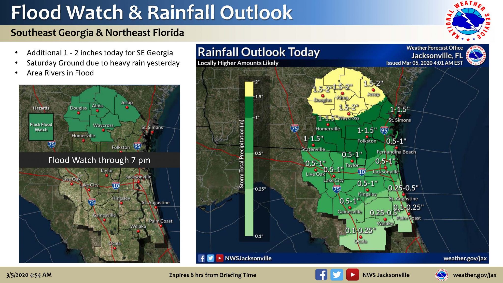 Ocala Post - Weather overview for Southeast Georgia and Northeast Florida