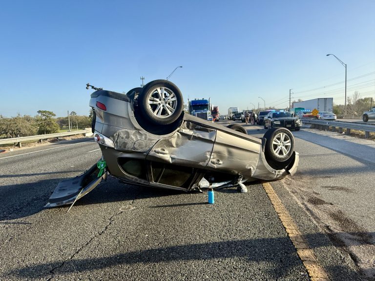 Rush hour crash blocked all I-75 northbound traffic in Ocala